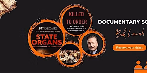 STATE ORGANS Screening and Book Launch of KILLED TO ORDER