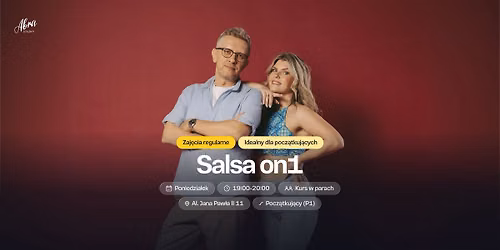 Salsa ON1 z Karolin\u0105 & Marcinem dla pocz\u0105tkuj\u0105cych (P1)