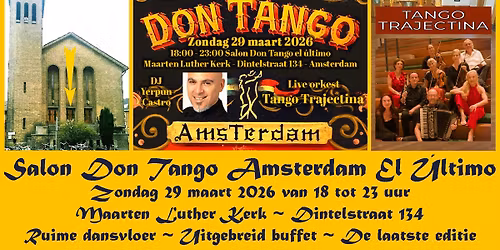 Salon Don Tango Amsterdam met live muziek & DJ Yerpun