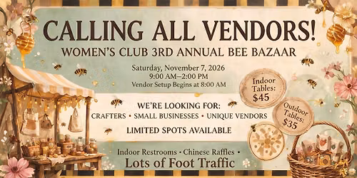 3rd Annual Bee Bazaar