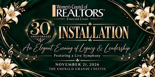 Women\u2019s Council of REALTORS\u00ae Emerald Coast Installation & Celebration