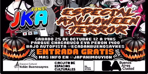 JKA FANS HALLOWEEN + EN PARQUE CHACABUCO+ ANIME PARA TODA LA FAMILIA \ud83e\udef6\ud83c\udffb