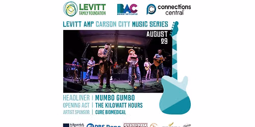 Levitt AMP Carson City Music Series | Mumbo Gumbo | Americana | Saturday | August 29th | FREE