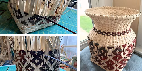 Cherokee-Style Twill Floor Basket 4-Day Workshop Series