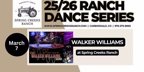 Ranch Dance Series - WALKER WILLIAMS