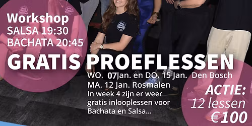 Gratis proeflessen salsa & bachata bij Salsa L.A.