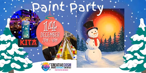 Frosty Paint Party at Kita Modern Japanese!
