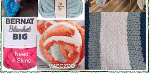 Chunky Finger Knit \ud83e\uddf6 Blanket Class with Carolyn Richardson 