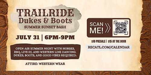 TrailRide: Dukes and Boots Summer Sunset Bash