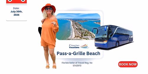 \ud83c\udf34 Pass-A-Grille Beach Day \u2600\ufe0f | Departing from The Villages\u00ae