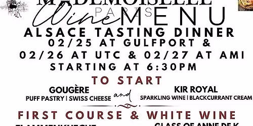 Alsace Wine Dinner Gulfport