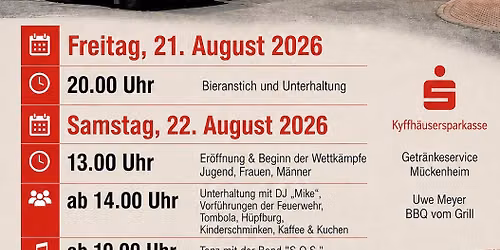 Feuerwehrfest in Jecha