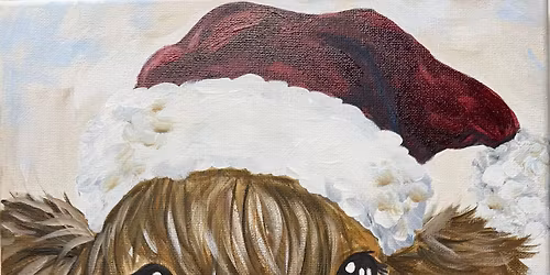 Christmas Highland Cow