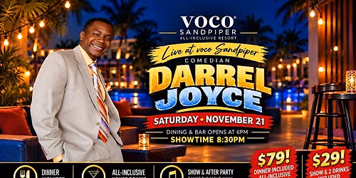 Darrell Joyce \u2013 Live Stand-Up Comedy at voco Sandpiper - From 29!