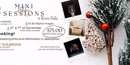 Holiday Mini Sessions @ River Falls