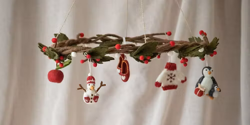 Art After Dark Featuring Felt Ornaments from Nepal