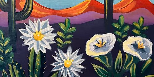 Night Bloom - Guided Painting