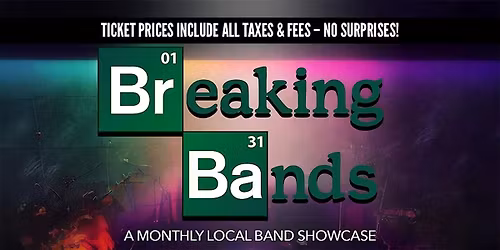 Breaking Bands \u2014 A Monthly Local & Regional Band Showcase
