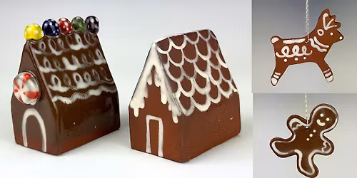 Clay Holiday Gingerbread Decoration with Tiffany!