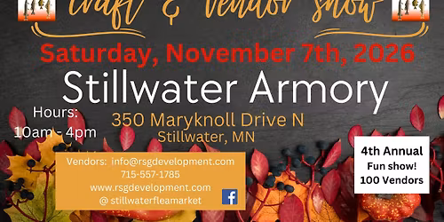 Stillwater Fall Craft & Vendor Show