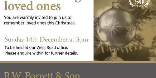 Christmas memories memorial service