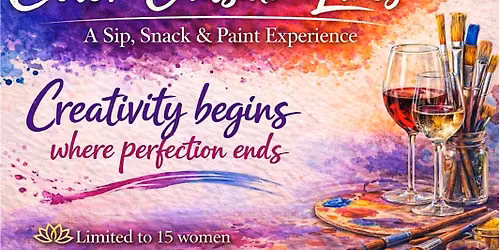 Color Outside the Lines: A Sip, Snack & Paint Experience