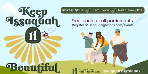 Keep Issaquah Beautiful Day - Issaquah Highlands