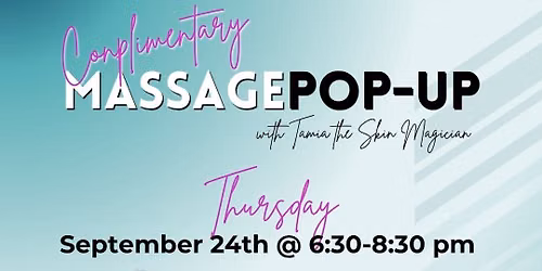 Massage Pop Up 
