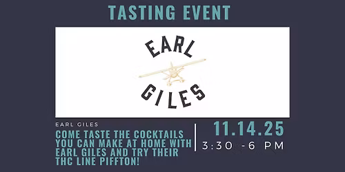 Earl Giles Holiday Cocktails and Piffton THC