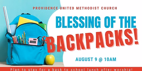 Blessing of the Backpacks