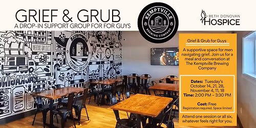 Grief & Grub for Guys