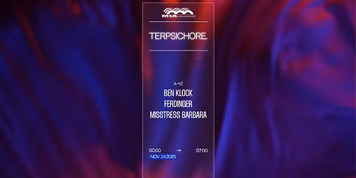 TERPSICHORE : Ben Klock, Misstress Barbara, Ferdinger
