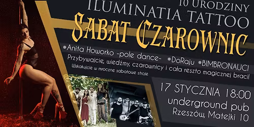 SABAT CZAROWNIC - 10 urodziny ILUMINATIA TATTOO