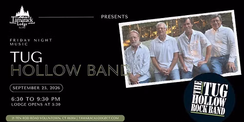 Friday Night Music Series - The Tug Hollow Rock Band