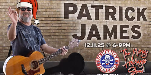 Patrick James say "Merry Holidays" @ Tia Juanitas - Athens