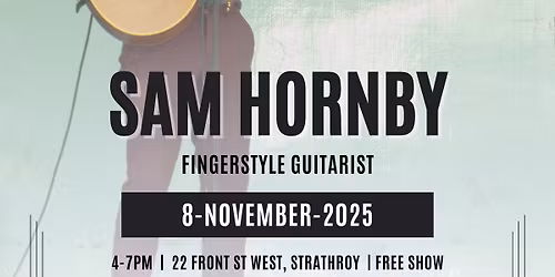 Sam Hornby live acoustic @ Cookie Bar Strathroy