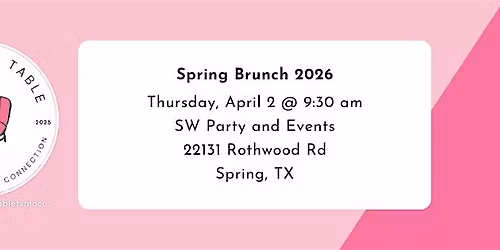 The Giving Table Spring Brunch