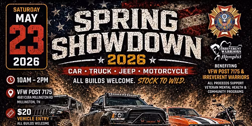 Spring Showdown Car Show Presented by Lunes Offroad