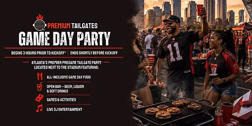 Premium Tailgate Party: Atlanta Falcons vs. Baltimore Ravens