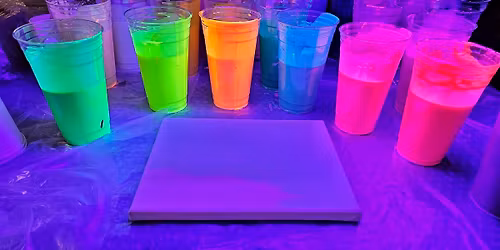 New Year's Eve Blacklight Paint Pour Party!
