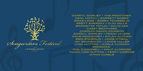 Woodlands Songwriter Festival