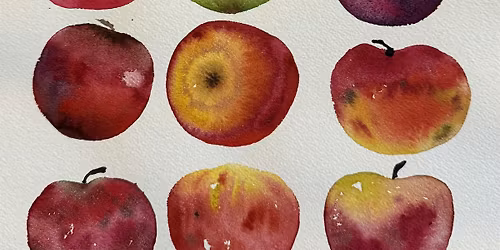 Heirloom Apple Watercolor Workshop