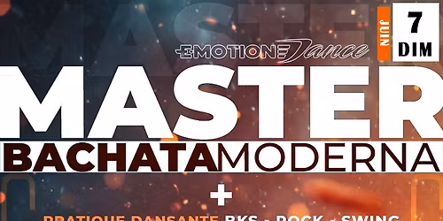 MASTER CLASS BACHATA MODERNA