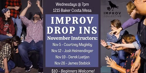Improv Drop In Classes - Wednesdays