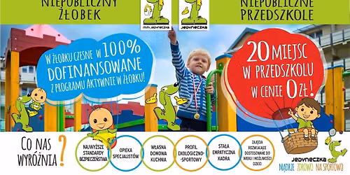Przedszkole Jedyneczka za 0 z\u0142 