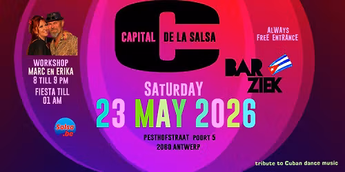 CAPITAL DE LA SALSA at Bar Ziek Antwerp (B)
