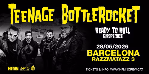 Teenage Bottlerocket (28\/05\/2026) BARCELONA @ Razzmatazz 3