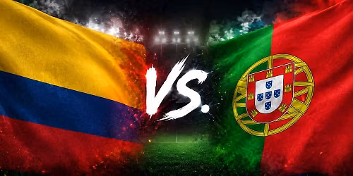 Colombia vs Portugal p\u00e5 Summer Garden