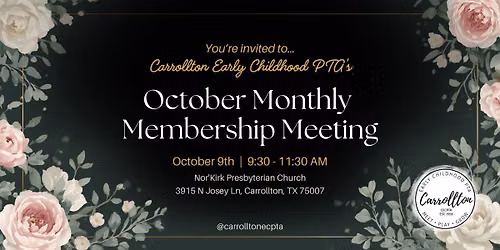 October Monthly Meeting