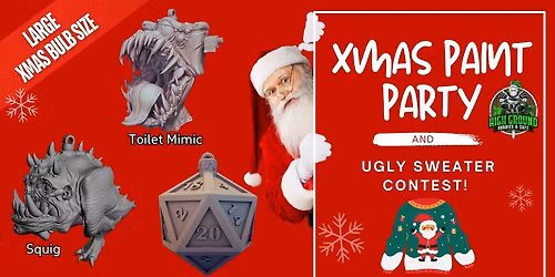 Ugly Sweater and Paint Party!